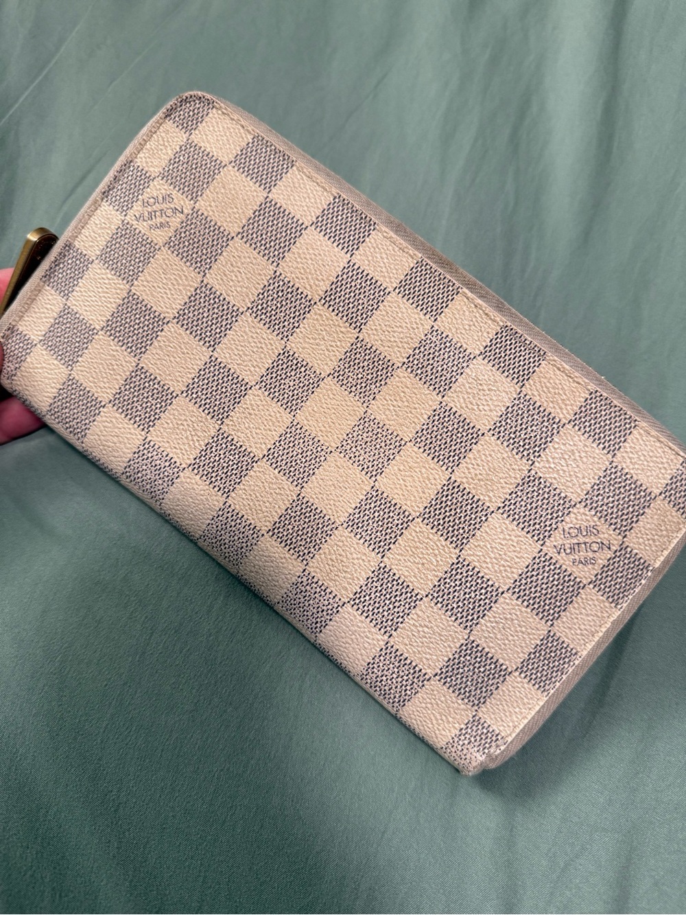 Louis Vuitton Damier Azur Zip Organizer Wallet